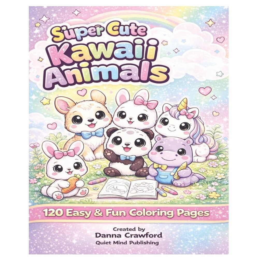 Kawaii Coloring Book for Kids Ages 4–8